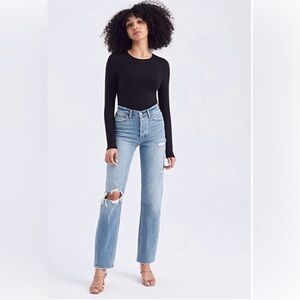 Abercrombie curve love the dad high rise jeans